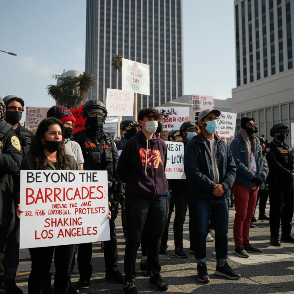 Beyond the Barricades: Inside the ICE Raids and Protests Shaking Los Angeles Cover