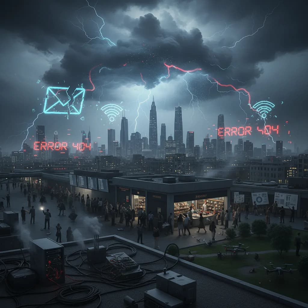 The Day the Cloud Collapsed: What the AWS Outage Revealed About Our Digital Lives Cover